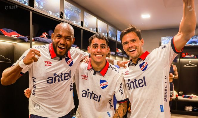 Diego Herazo, Lucas Villalba y Nicolás Ojito Rodríguez, los autores de los goles de Nacional ante Peñarol