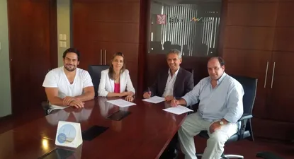 Sebastián Piñeyrúa, Rosario González, Jorge Díaz y Diego Román.