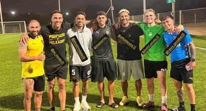 Los jugadores de Peñarol y con pasado aurinegro que entrenaron junto al Mota Gargano