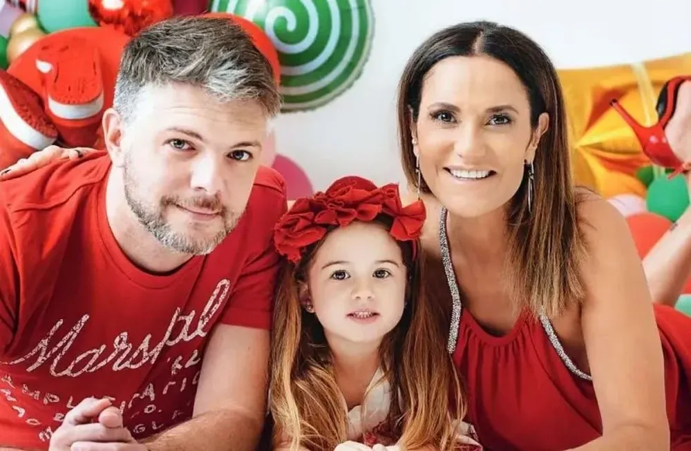 María Fernanda Callejón y su familia