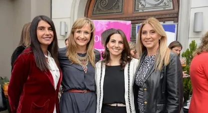 Guillermina Cabrera, Laura Raffo, Isabelle Chaquiriand y Elena Tejeira