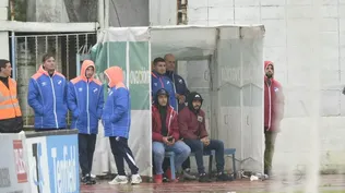 Polenta y Aguirre en la manga