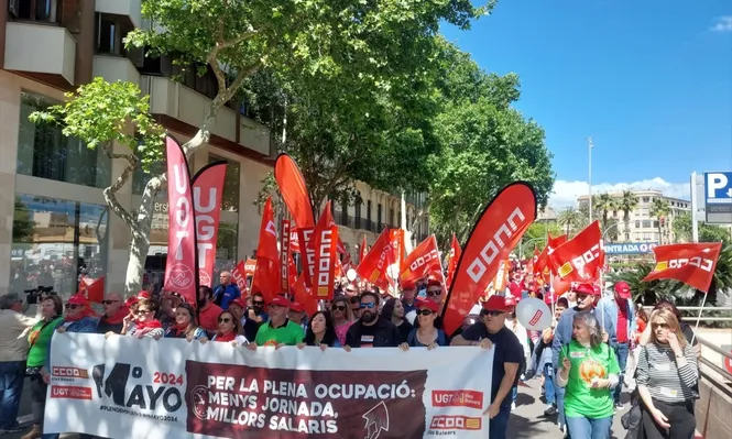 Manifestación de 1ero de mayo en Madrid