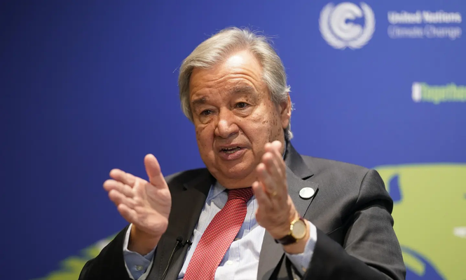 Secretario general de la ONU, António Guterres.