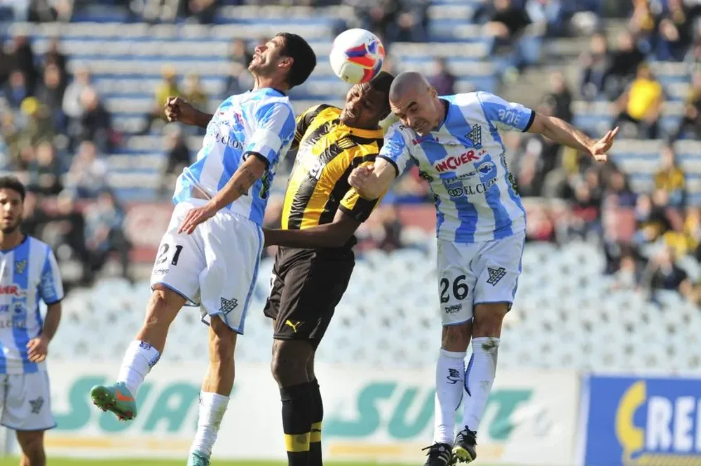 Richard Pellejero, Marcelo Zalayeta y Nicolás Correa