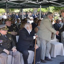 José Mujica junto a Guido Manini Rios durante su presidencia