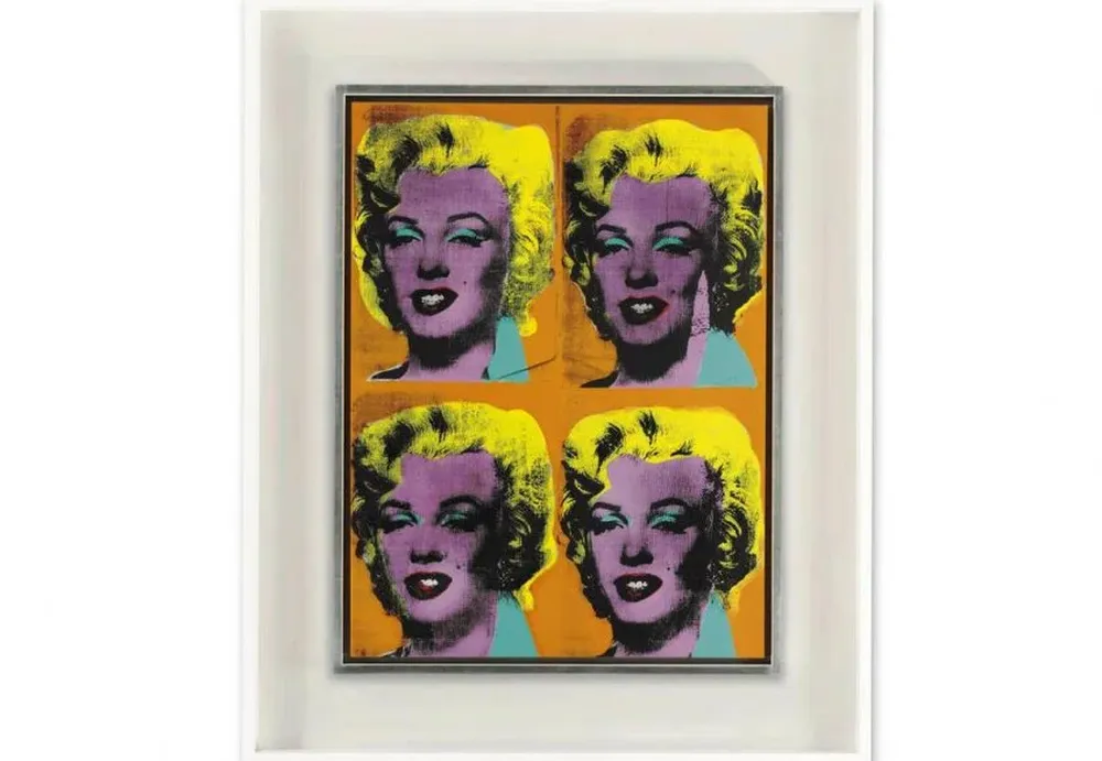 La pintura de Andy Warhol se basó en la película Niágara, film que la actriz protagonizó