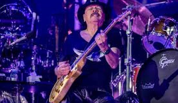 Carlos Santana en uno de sus conciertos en Madrid.&nbsp;