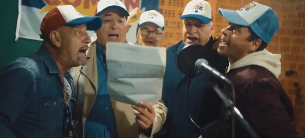 Captura de pantalla del video del jingle de Gustavo Torena