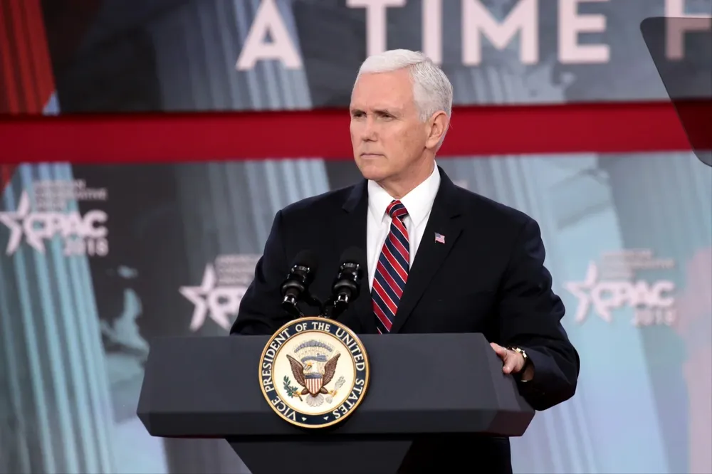 “Vengo a decirles que me quedó claro que no es mi hora”, dijo Pence en la convención republicana de Las Vegas.