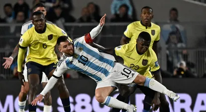 Así marcó Ecuador a Messi