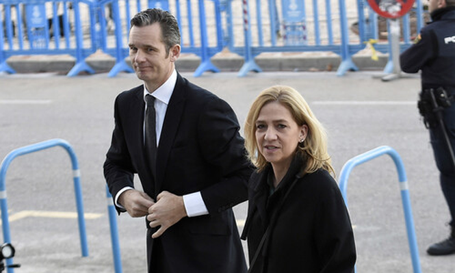 La Infanta Cristina y su ex marido, Iñaki Urdangarin.