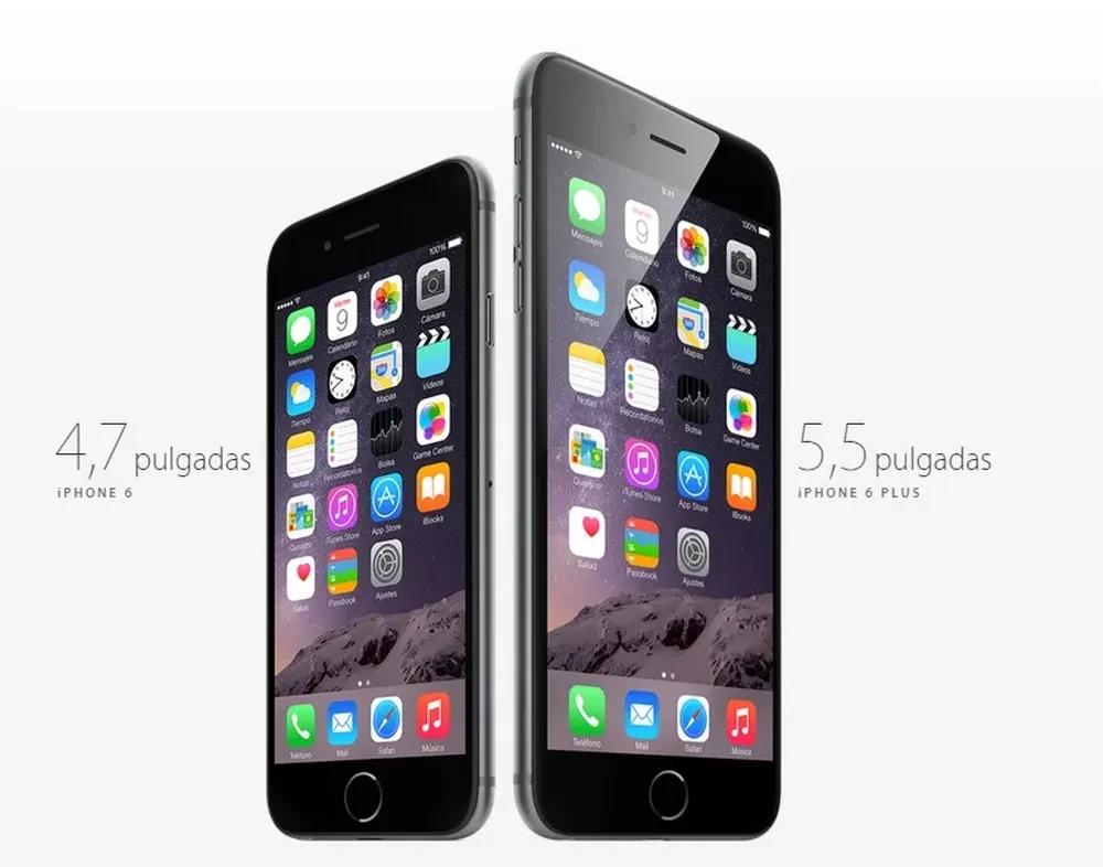 El aumento de pantalla se confirmó en estos dos modelos de la generación más grande y delgada de iPhones