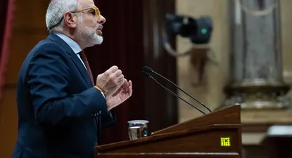 El presidente de Cs en el Parlament, Carlos Carrizosa.