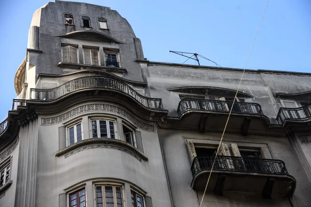 Piso del Hotel Aramaya que se incendió este lunes 17 de octubre