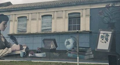 Fachada del Liceo N° 1 de Melo en el que ocurrió el robo