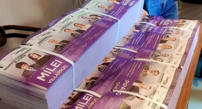 La Libertad Avanza entregó menos boletas de las correspondientes