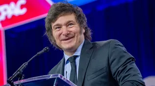 Javier Milei habló el sábado en la CPAC, donde se abrazó con Donald Trump.