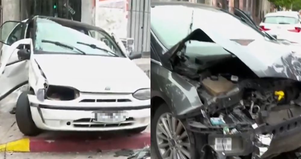 Accidente en Fernández Crespo y Cerro Largo