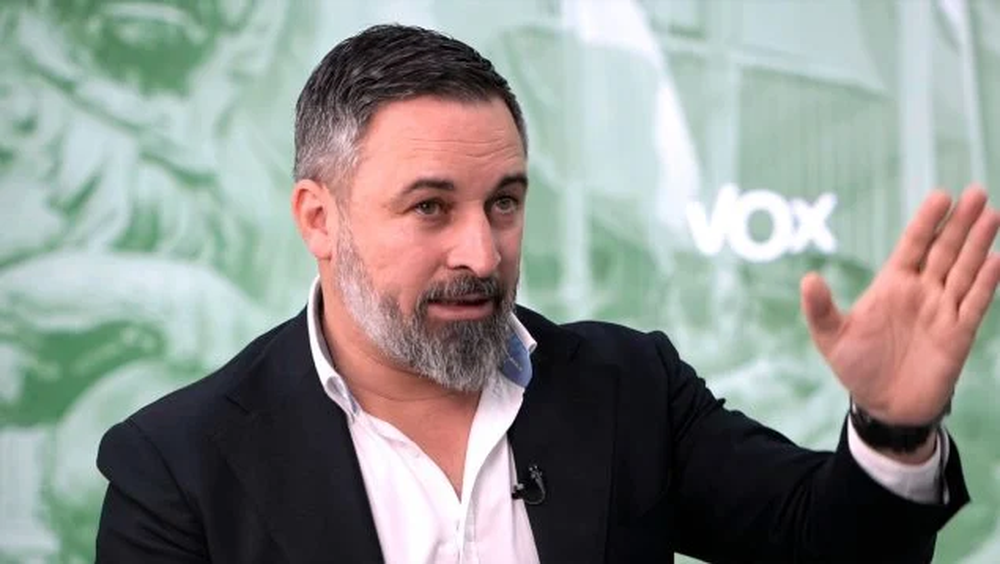 El líder de Vox, Santiago Abascal
