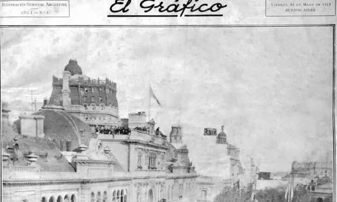 La tapa de la primera edición de El Gráfico del 30 de mayo de 1919