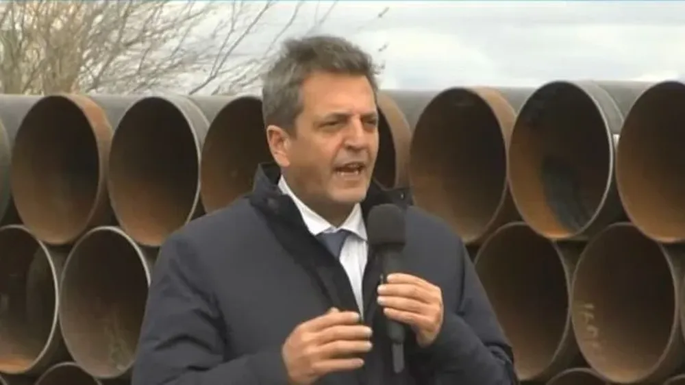 Sergio Massa en campaña