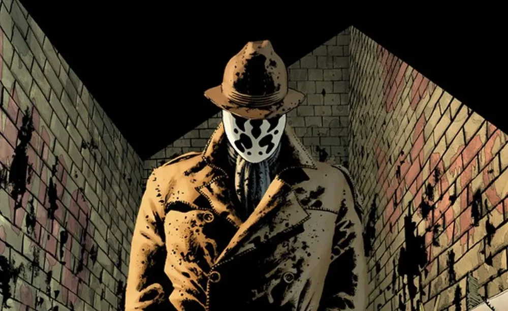 Rorschach, uno de los personajes del cómic Watchmen