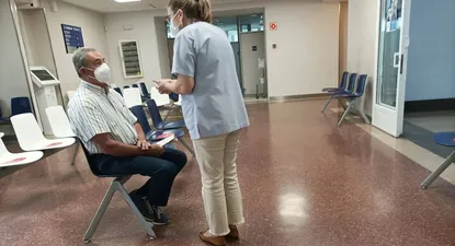 Uso de mascarillas en centros de salud