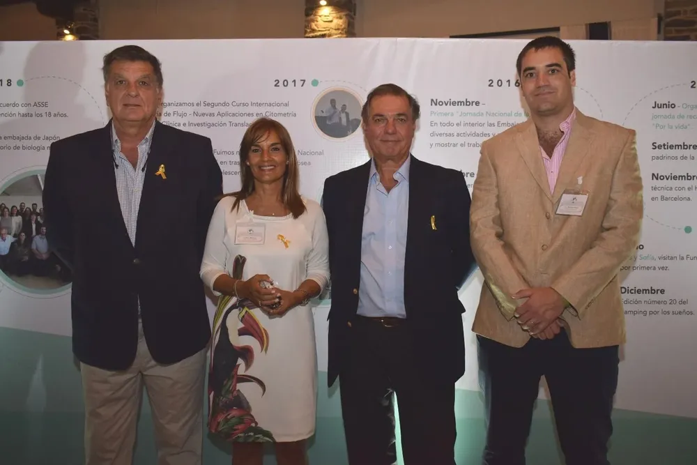 Horacio Fernández Ameglio, Paulina Effinger, Gerardo Zambrano y Guzman Nión