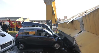 conductor detenido tras desplome del puente se descompenso en fiscalia y fue internado