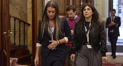Míriam Nogueras llega al Congreso de los Diputados. EUROPA PRESS.&nbsp;