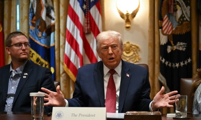 Trump participó de una mesa con agricultores en la Casa Blanca