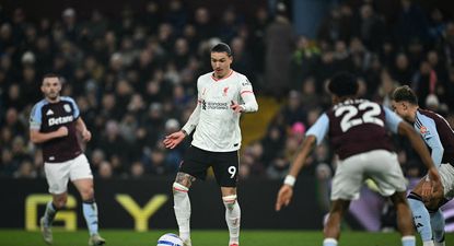 Darwin Núñez de Liverpool ante Aston Villa