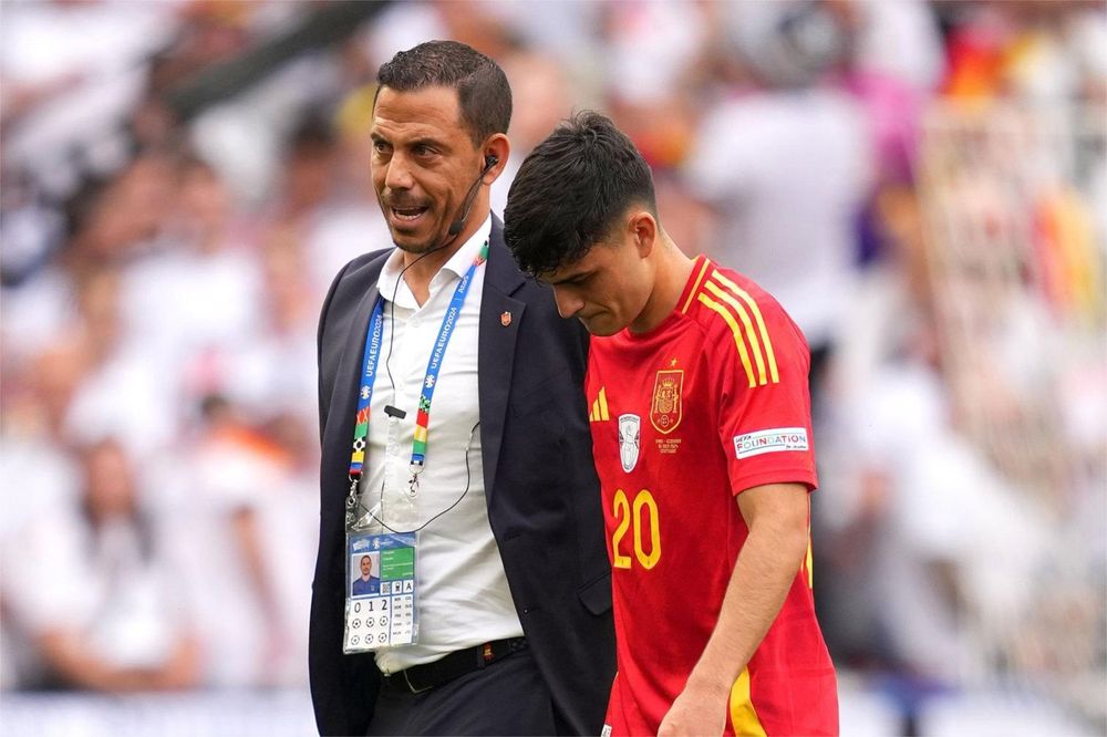 Pedri, afuera de la Eurocopa.