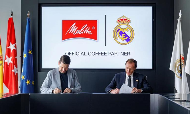 El grupo Melitta suministrará cafeteras, café y servicios al estadio Bernabéu, al campo de entrenamiento y a las oficinas durante los próximos cinco años