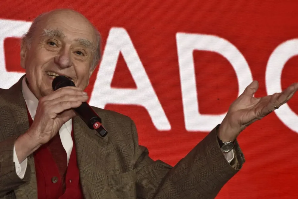 El dos veces presidente Julio María Sanguinetti