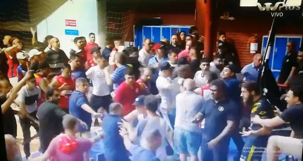 Los incidentes que se vieron por TV