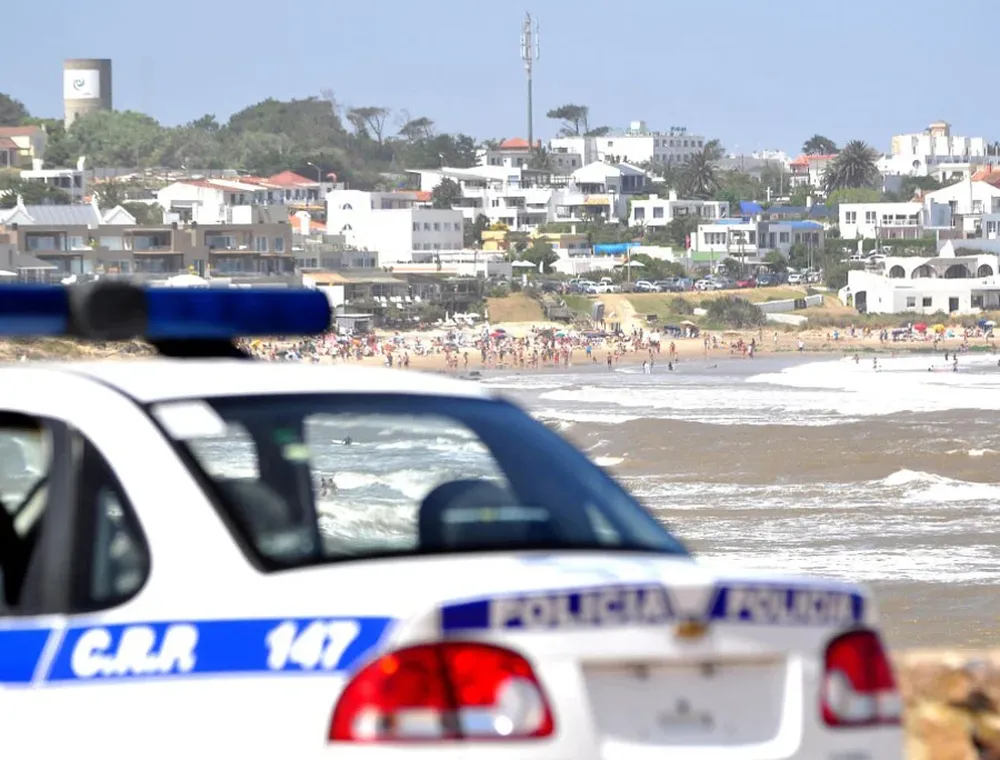 Policías en Maldonado