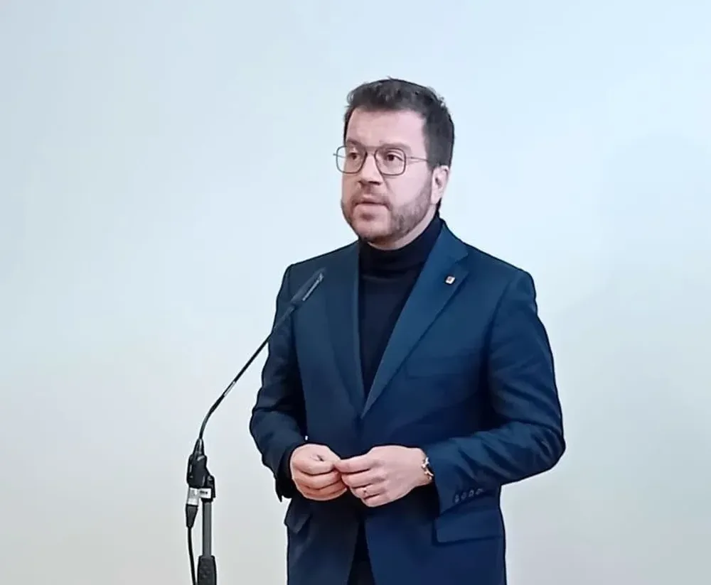 El presidente de la Generalitat, Pere Aragonès.