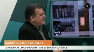 El historiador Gerardo Caetano estuvo esta mañana en El Observador TV, en una entrevista con Mariano López donde repasó la figura de Alcides Edgardo Ghiggia.  Ghiggia fue homenajeado en vida como ninguno de los otros campeones. Un hombre mimado por su pueblo y por el mundo, afirmó Caetano.  También dijo que toda su historia es como una novela perfecta, pero es una historia que no termina y ahora empieza otra etapa.      También dijo que toda su historia es como una novela perfecta, pero es una historia que no termina y ahora empieza otra etapa.  A su juicio, el de Maracaná es un recuerdo extraordinario siempre y cuando ayude a encarar el futuro. Y también dijo:Si hago un videoclip de la historia uruguaya, ese gol no puede faltar.