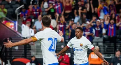 Ansu Fati marcó el gol del triunfo ante el Milan
