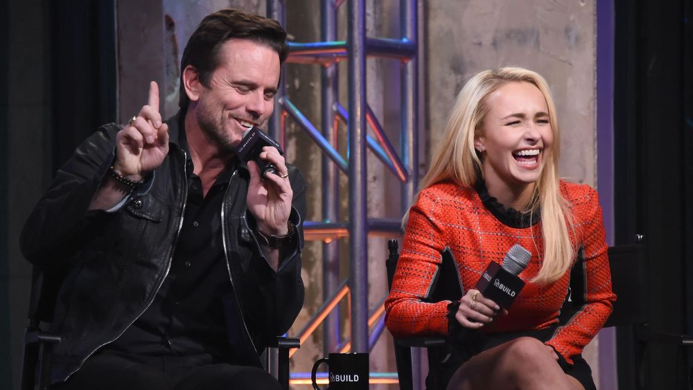Panettiere aparece en la foto con su compañero de reparto de "Nashville", Charles Esten, promocionando el programa en 2017.