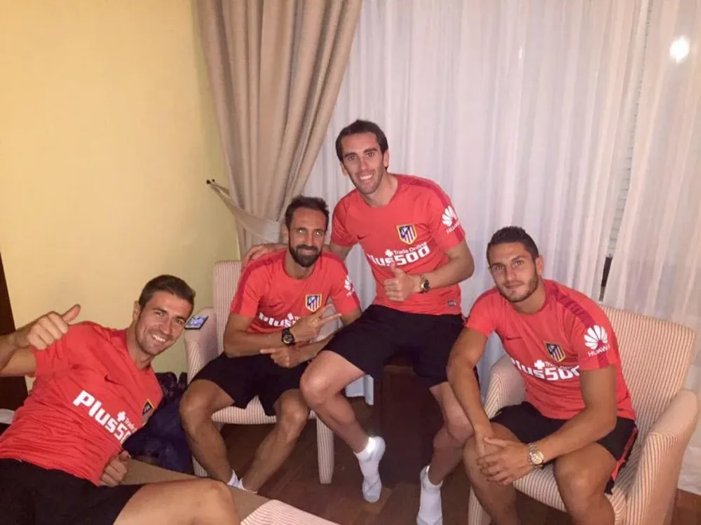 Godín se sumó a la pretemporada de Atlético Madrid