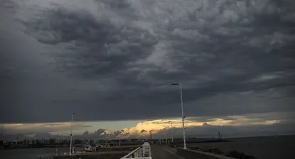 Las tormentas se generaron por el ingreso de un frente frío, comunicó Inumet
