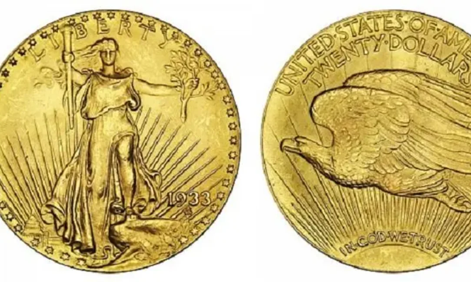 El 1933 Double Eagle del Rey Farouk, desbancó al 1804 Bust Drapped Ex Childs en 2021.