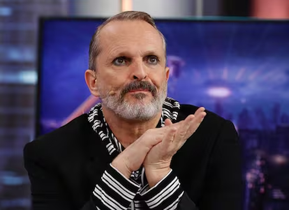 El artista español, Miguel Bosé.