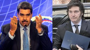 Nicolás Maduro y Javier Milei