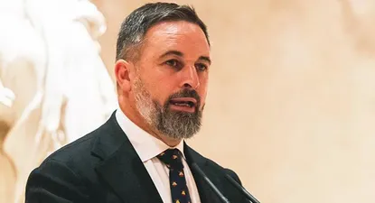 El líder de Vox, Santiago Abascal.