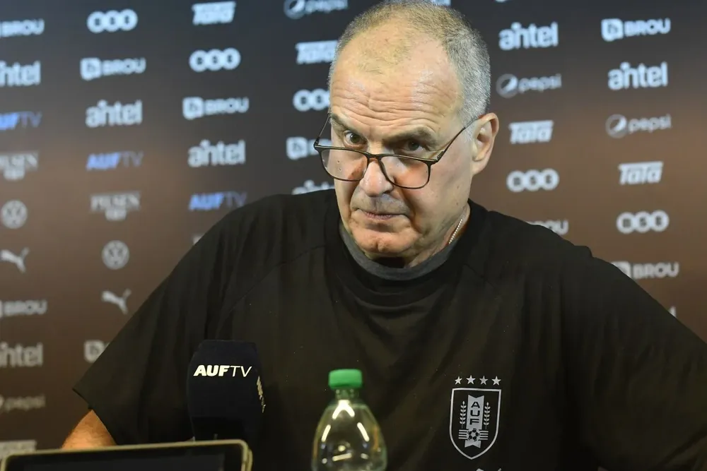 Marcelo Bielsa, entrenador de Uruguay