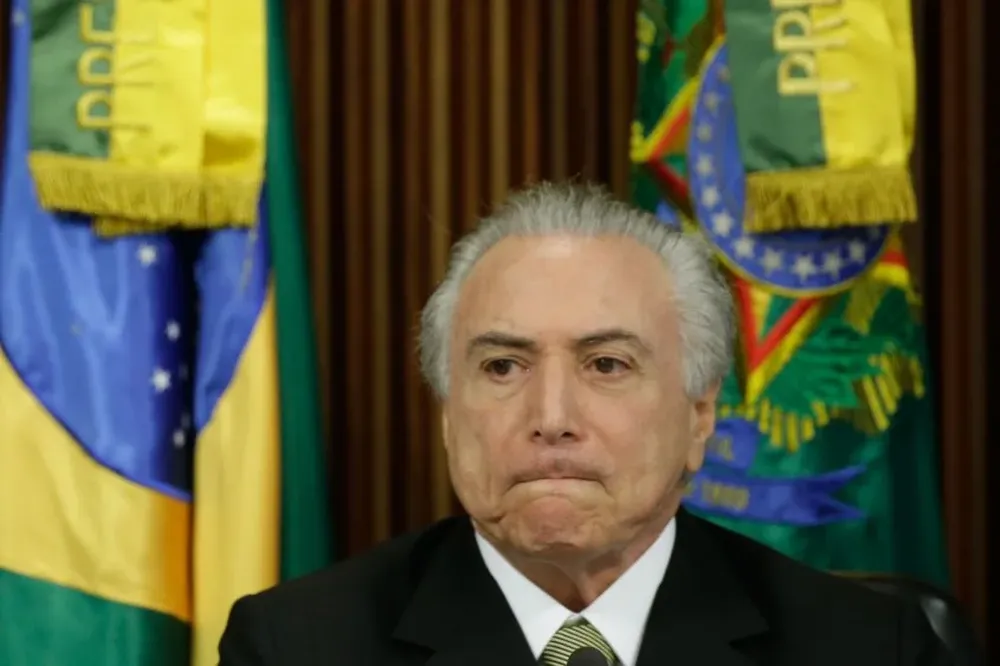 Michel Temer declaró que si está en el poder es consecuencia de la constitución, Brasil.